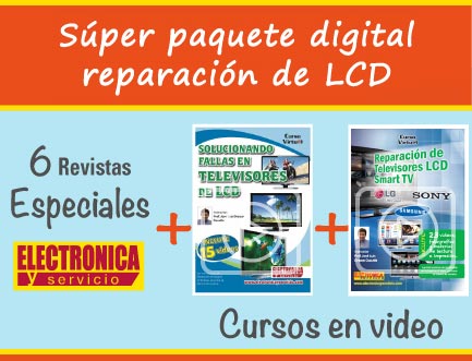 Paquete Digital: reparacion de TV LCD