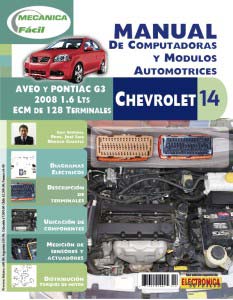 Manual de servicio ECM Aveo y Pontiac G3 2008 1.6 Lts. Chevrolet